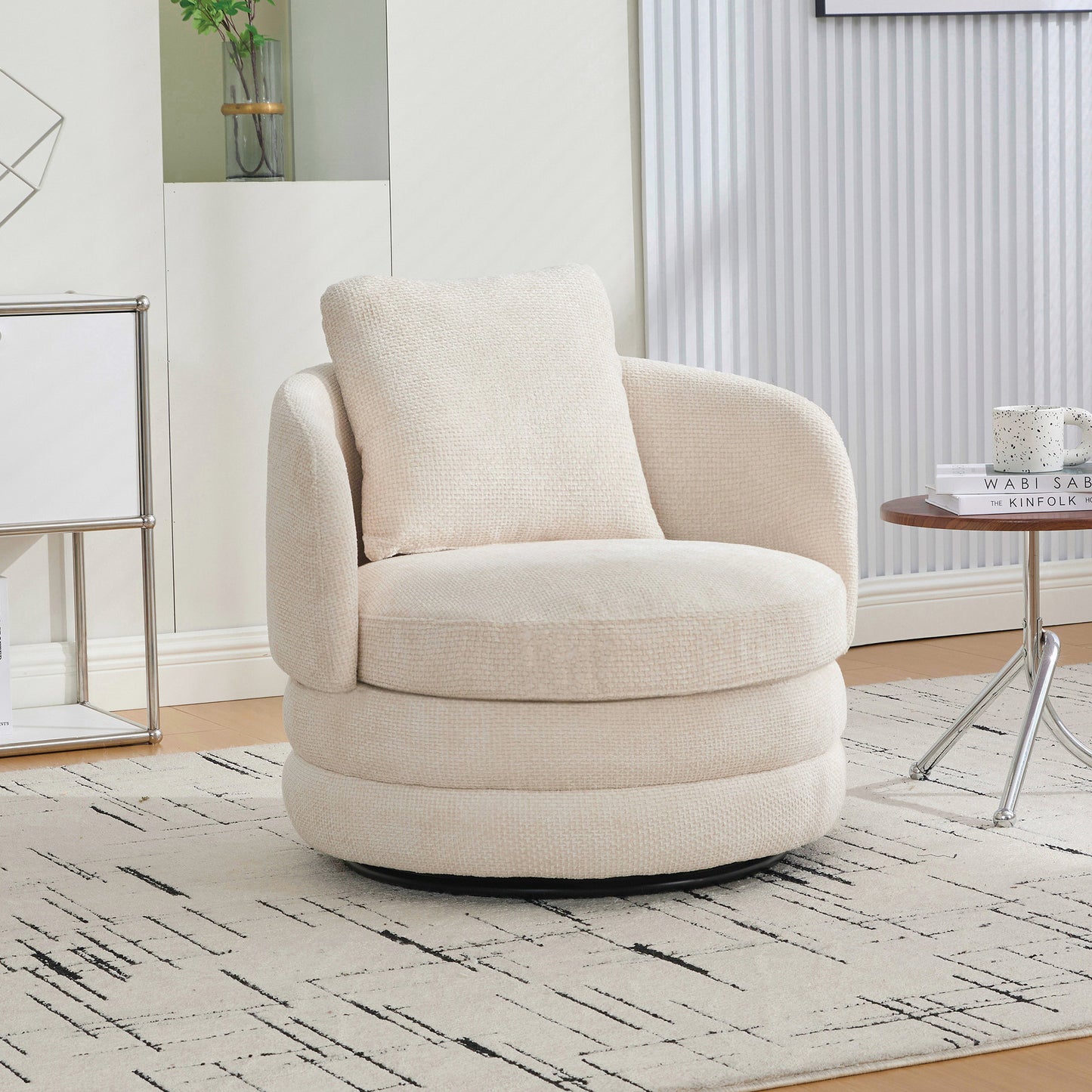 GOMYHOME beige beige modular loveseat sofa for living room bedroom and apartment
