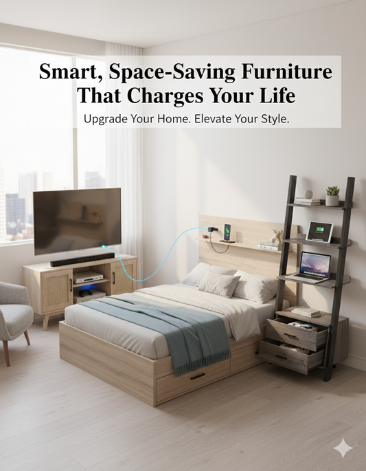 Smart, Space-Saving Furniture for Small Apartments That Charges Your Life