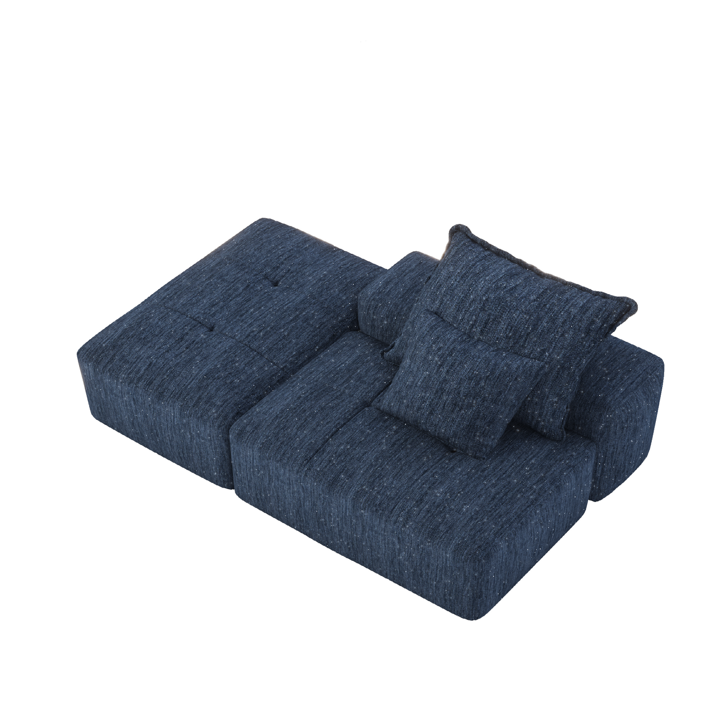 GOMYHOME Oversized Chenille Modular Sectional Sofa