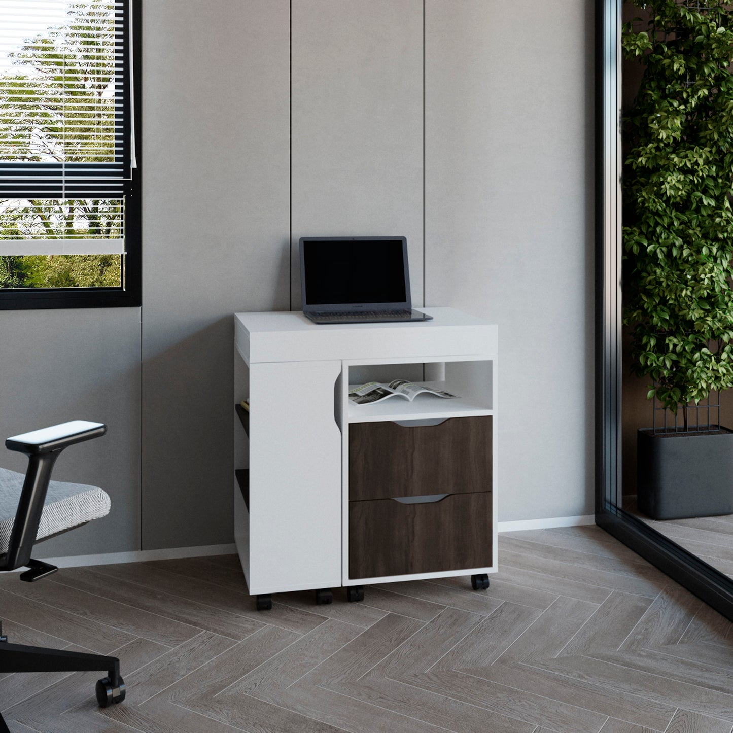 GOMYHOME Desk for Living Rooms for Everyday Living and Small Spaces