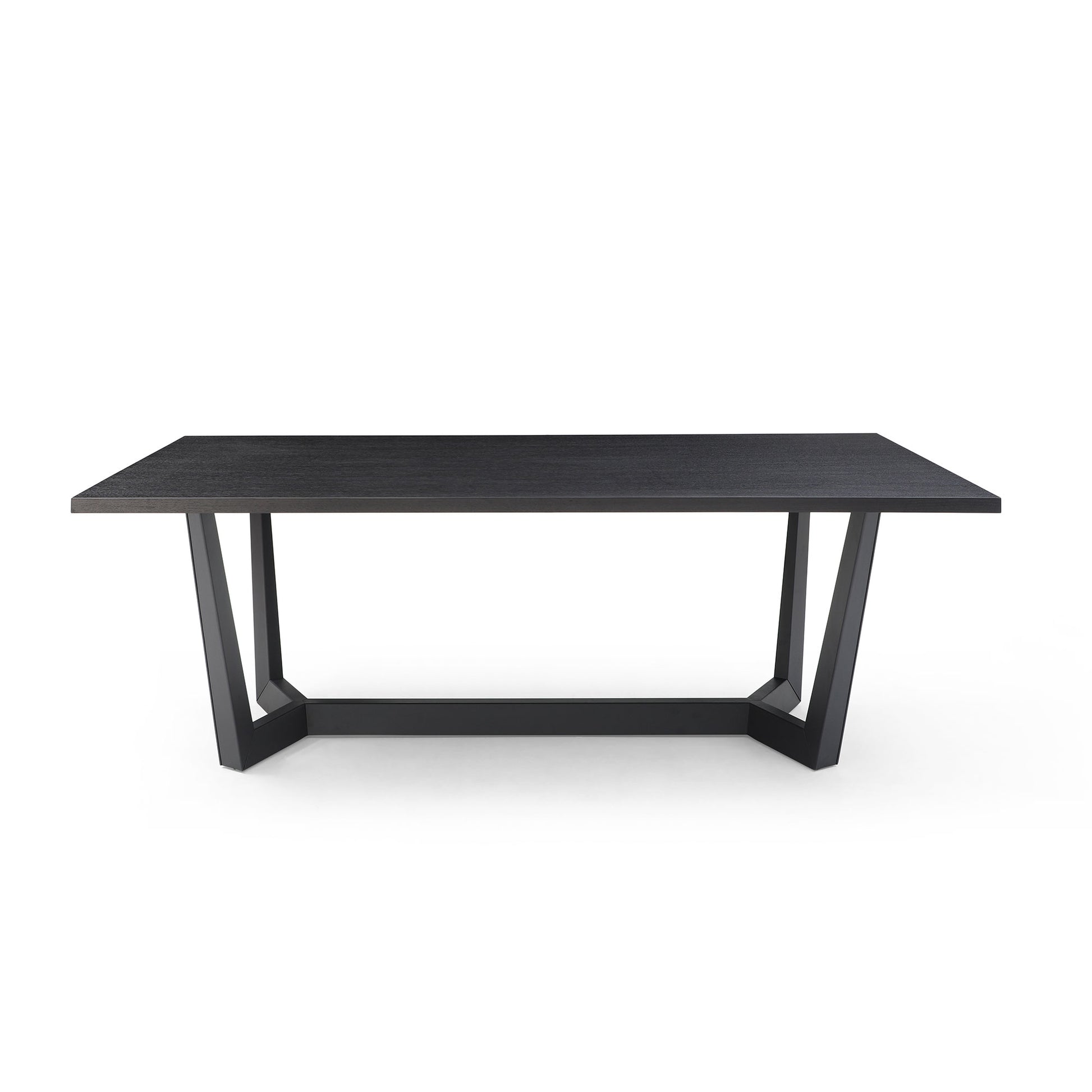 GOMYHOME Matt Black 70.86" Round Dining Table for Kitchen and Dining Room in Matt Black for dining room