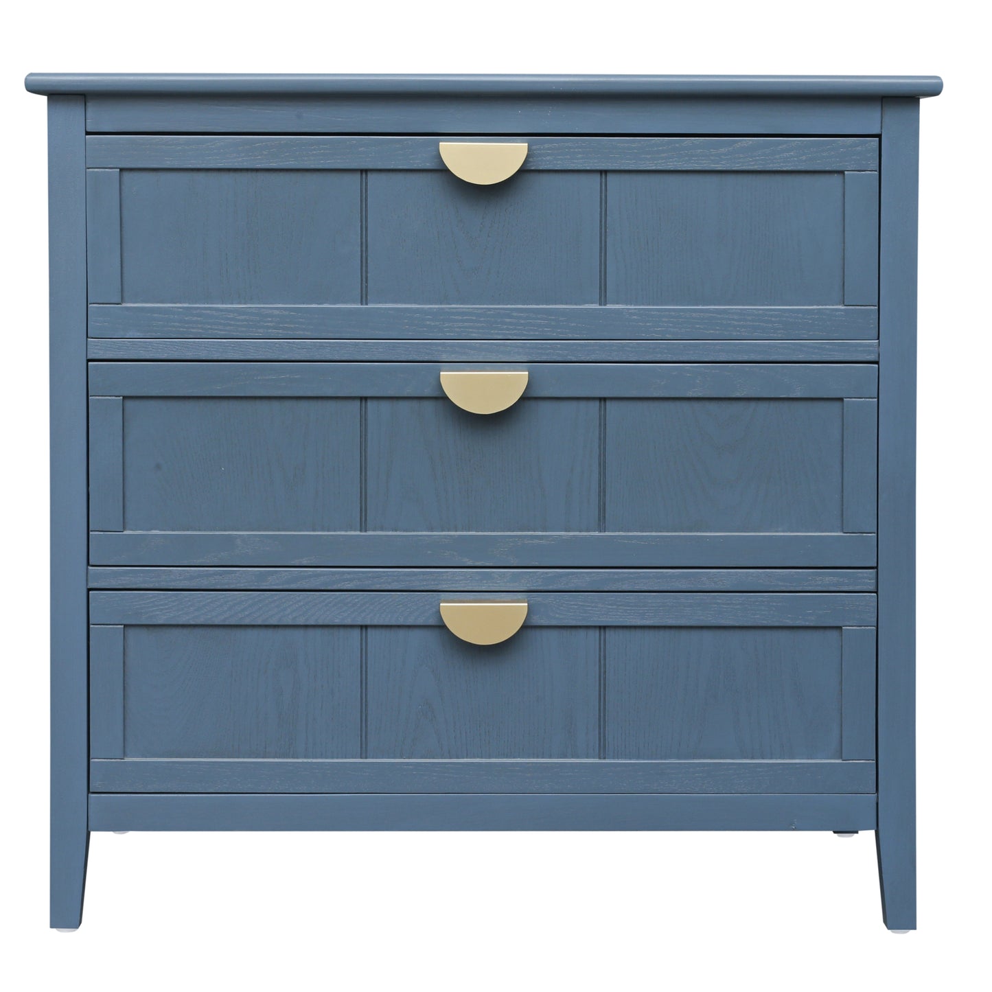 GOMYHOME 3-Drawer Storage Cabinet with Wood-Grain Finish for Bedroom