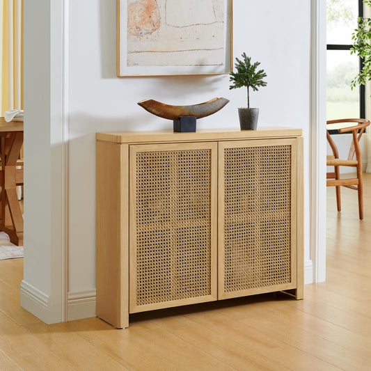 GOMYHOME natural bar cabinet for modern home storage
