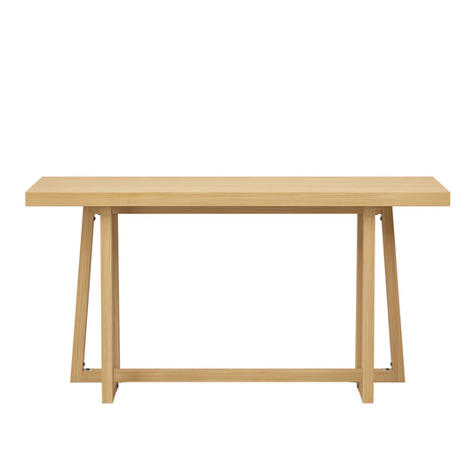 GOMYHOME 59.84-Inch Wood-Look Console Table for Entryway and Sofa Back