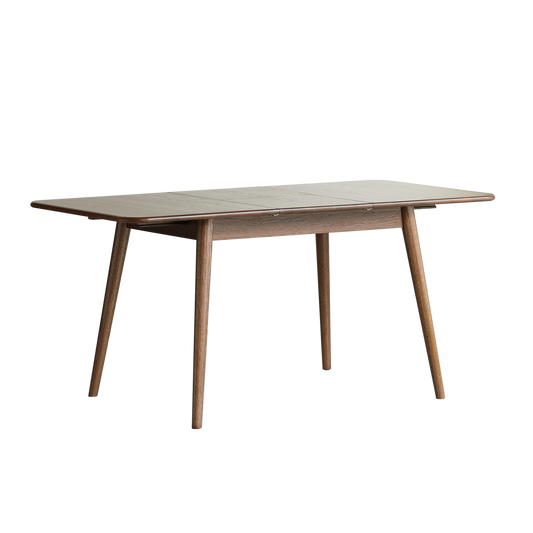 GOMYHOME Extendable Dining Table, Drop-Leaf Wood Table for Small Spaces, Mid-Century Style