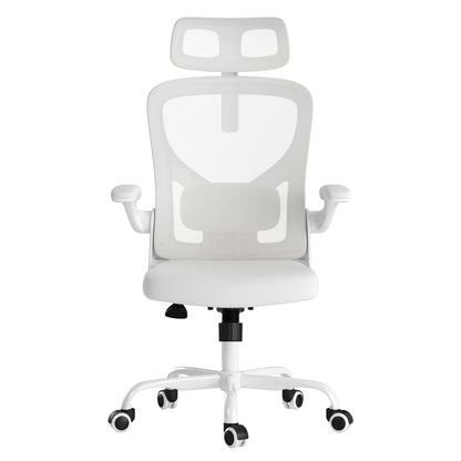 GOMYHOME White Desk for Home Office for Everyday Living and Small Spaces
