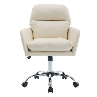 GOMYHOME Artificial leather, PU leather, black base, adjustable in height, suitable for