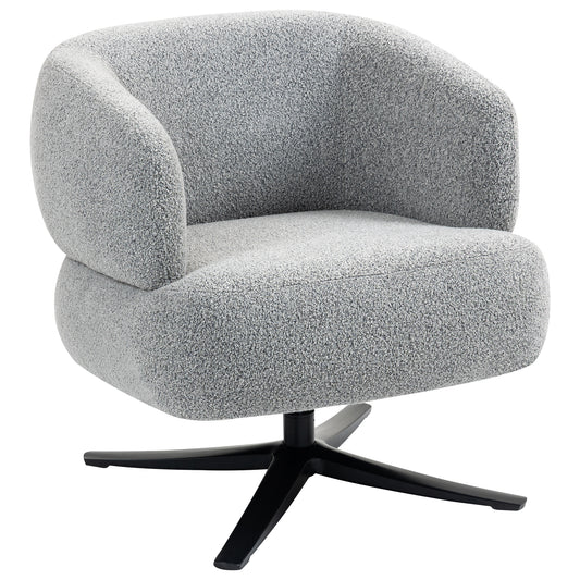GOMYHOME Cuddle-style leisure swivel sofa chair, suitable for balconies, studies and living