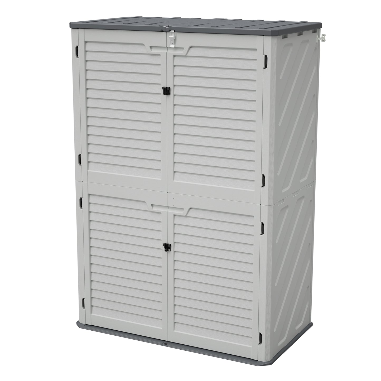 GOMYHOME Rust Proof Resin Garden Equipment Storage - Weatherproof, Spacious, UV Resistant