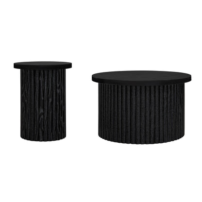 Modern Nesting Accent Tables for Living Room, 2 Pieces