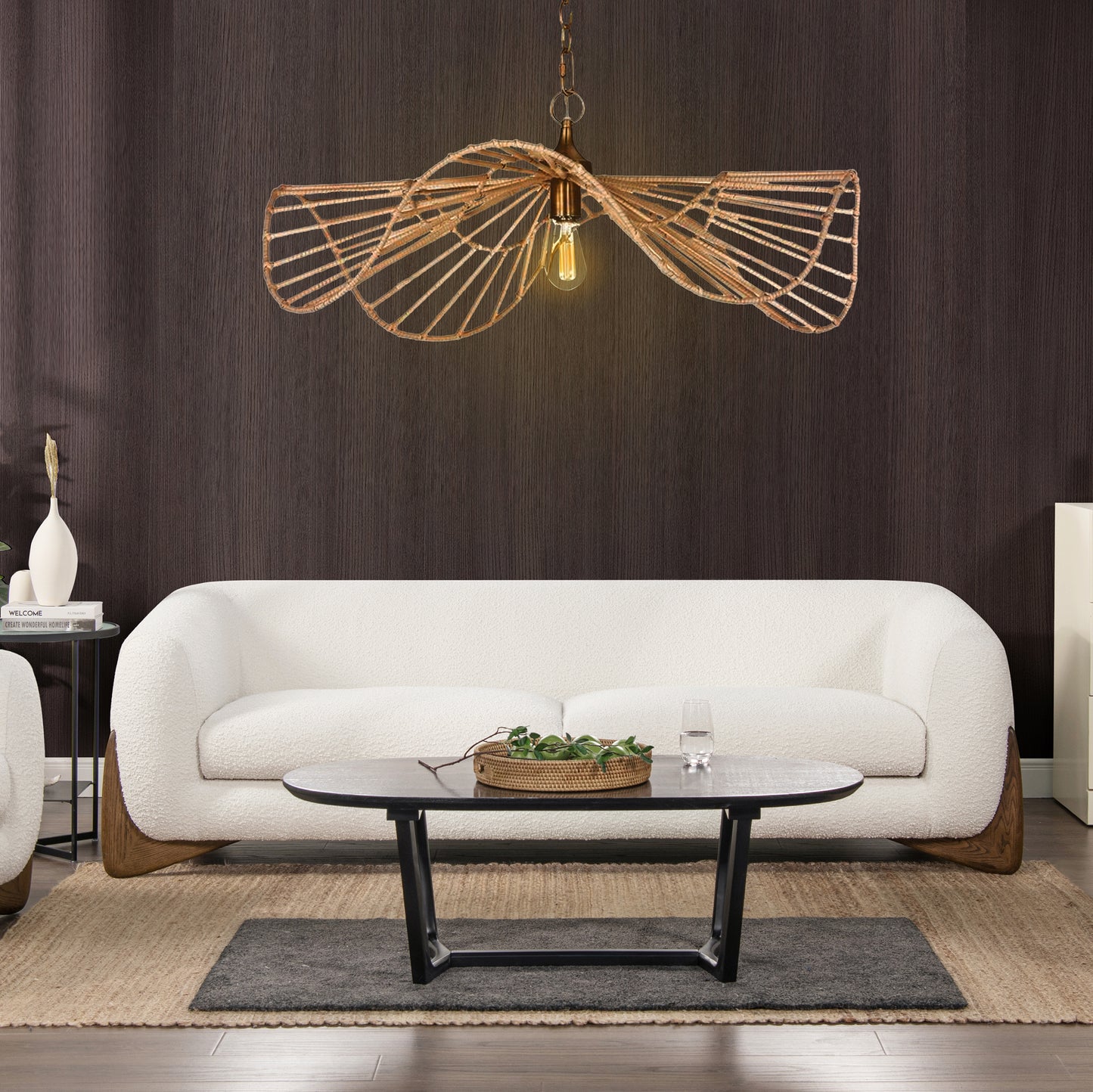 GOMYHOME Modern Upholstered Sofa, Comfortable Couch for Living Room Apartment