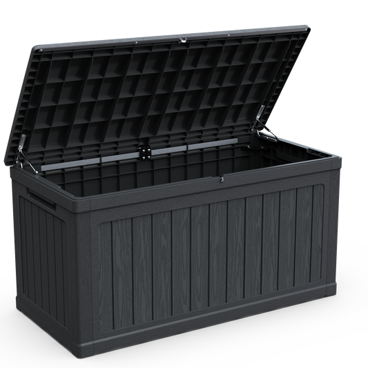 GOMYHOME 230 Gallon Large Outdoor Storage XXL Deck Box for Patio Furniture, Outdoor