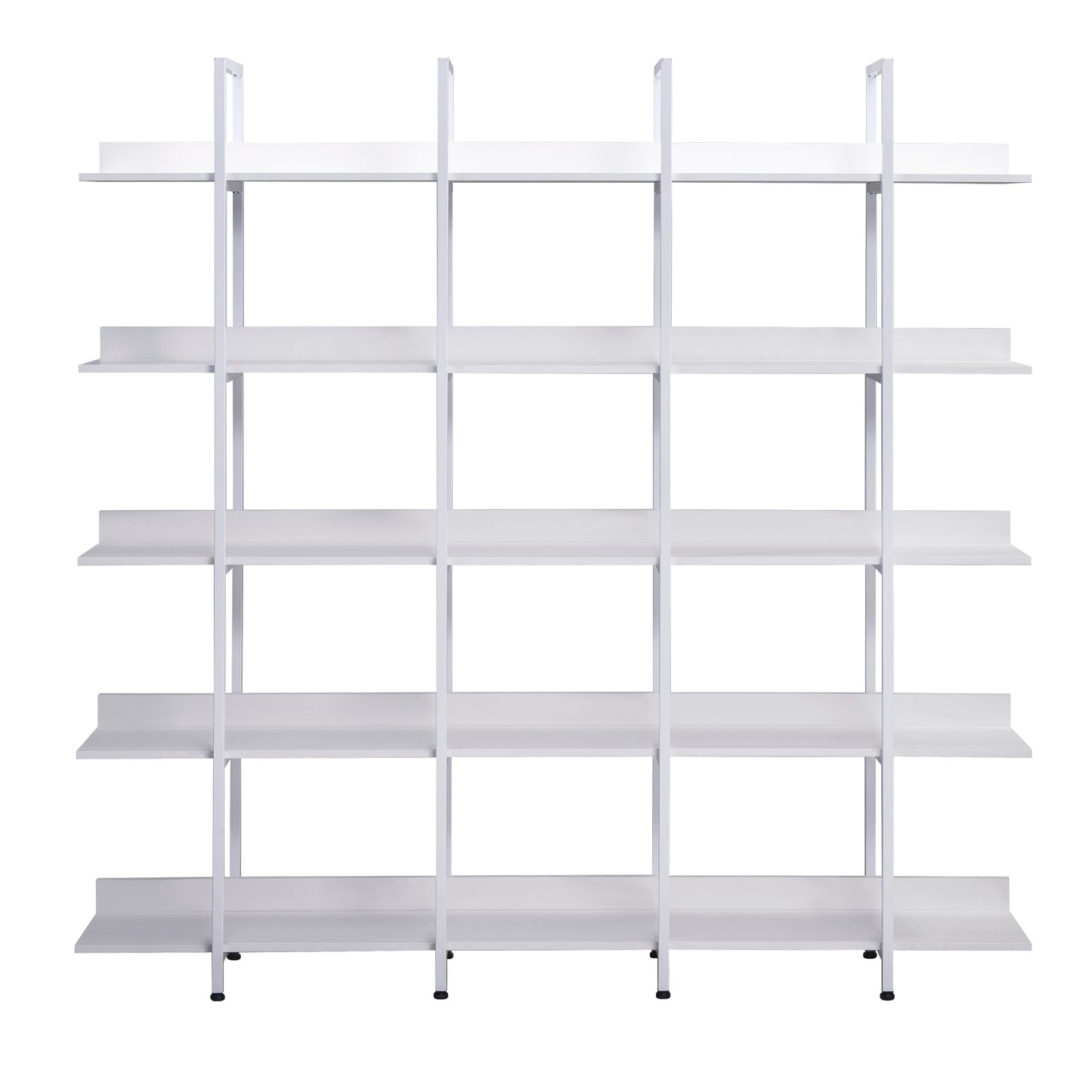 GOMYHOME5 Tier Bookcase Home Office Open Bookshelf, Vintage Industrial Style Shelf