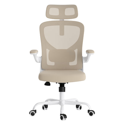 GOMYHOME White Desk for Home Office for Everyday Living and Small Spaces