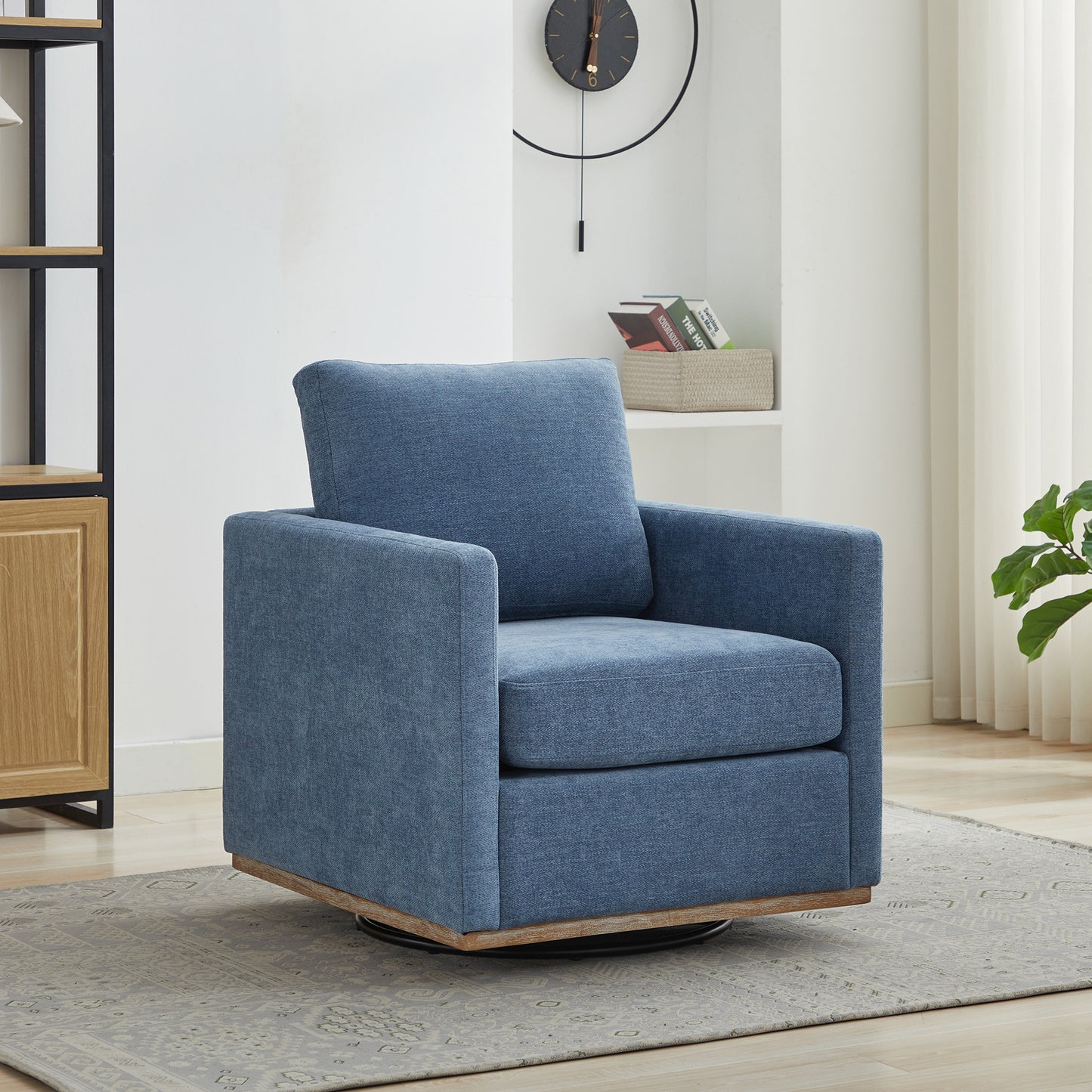 GOMYHOME blue blue modular loveseat sofa for living room bedroom and apartment