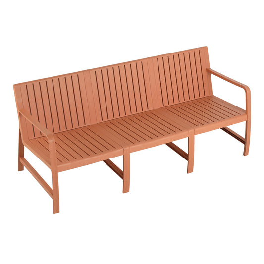 GOMYHOME Summer - 1-Piece Indoor/Outdoor Furniture 3-Seater Sofa Waterproof PP Material -