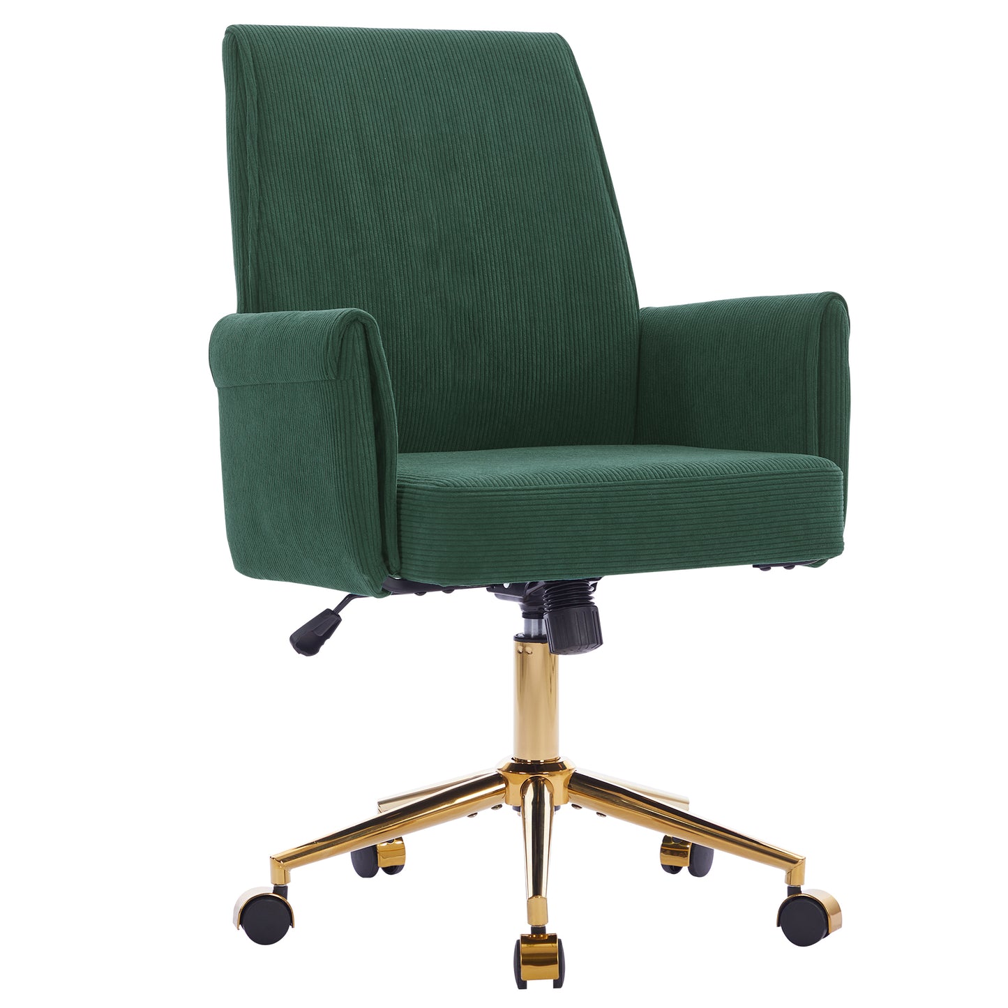 GOMYHOME Mid-back liftable office chair, striped fabric, and ergonomically designed, is an