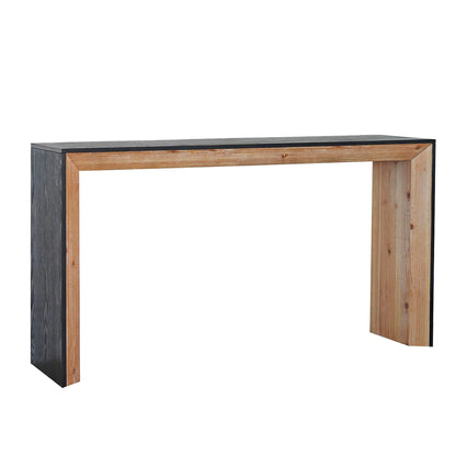 GOMYHOME 59" Farmhouse Console Sofa Table, Narrow Entryway Foyer Table, Rustic Wood Look