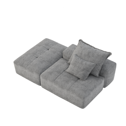 GOMYHOME Oversized Chenille Modular Sectional Sofa