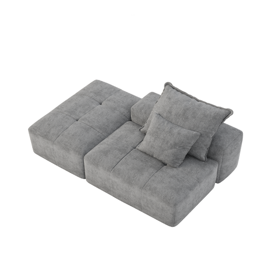 GOMYHOME Oversized Chenille Modular Sectional Sofa