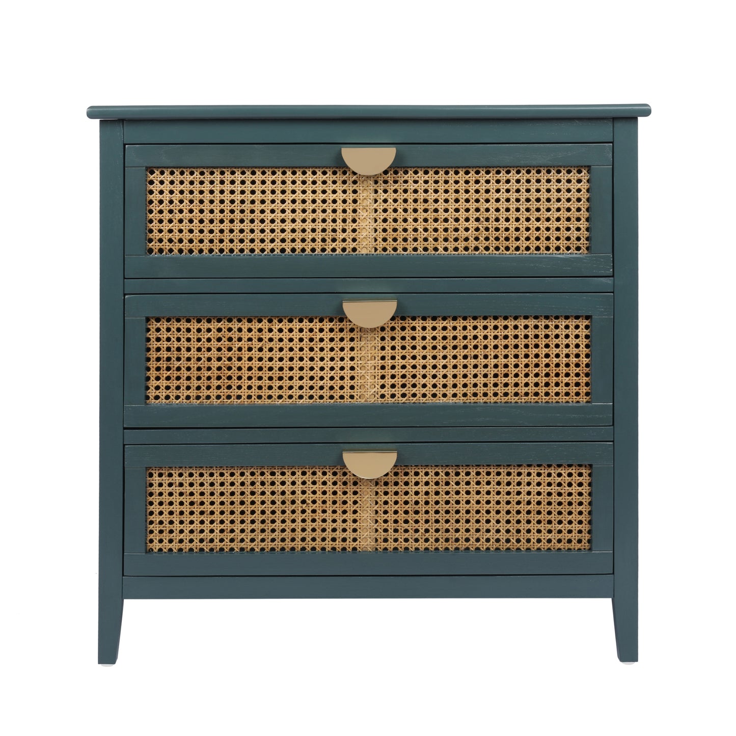 GOMYHOME 3-Drawer Storage Cabinet with Wood-Grain Finish for Bedroom