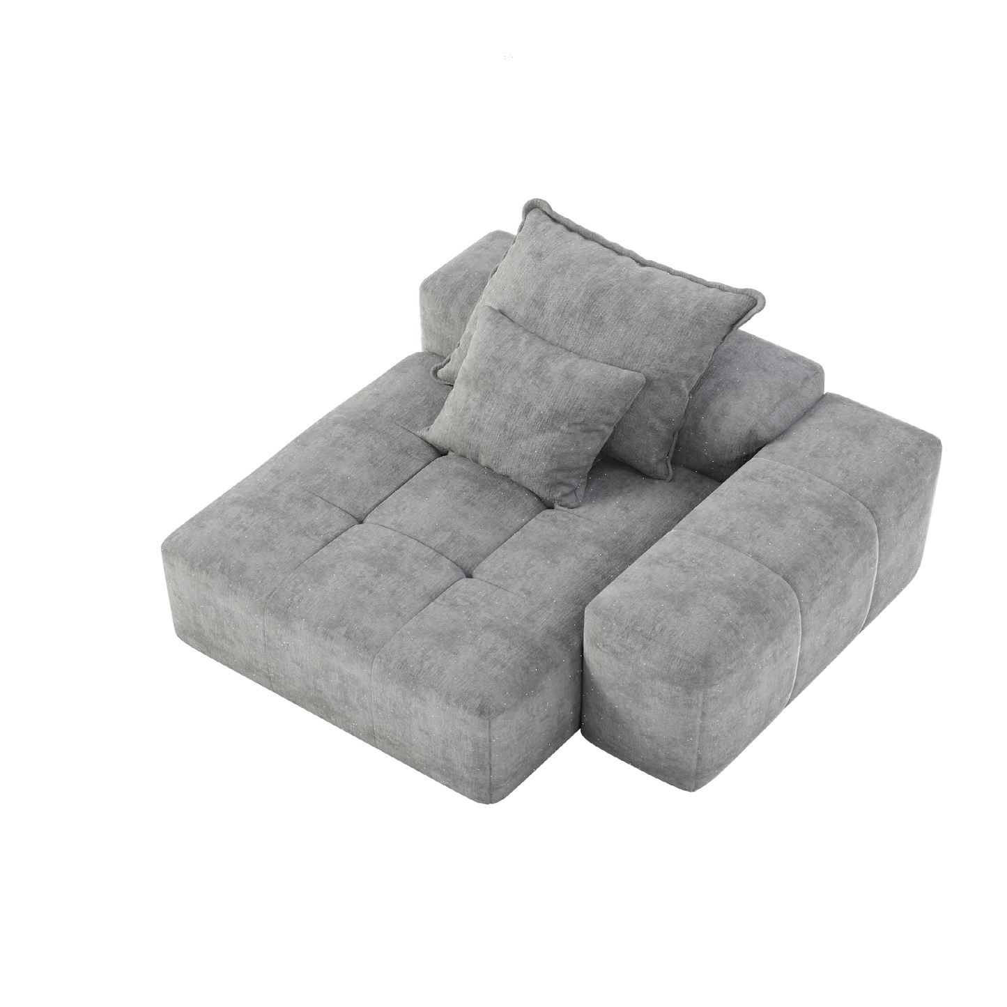 GOMYHOME Oversized Chenille Modular Sectional Sofa