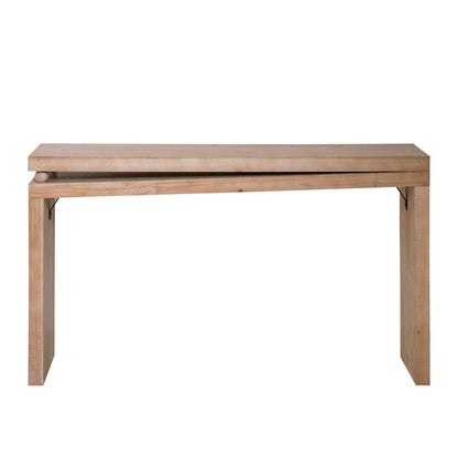 GOMYHOME 52.6" Narrow Console Table, Wood Entryway Sofa Table with Bead Detail